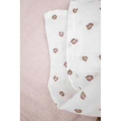 Meyco Mousseline Katoenen Doek 2 Pak Mini Panter -Kleine Wondertjes meyco mousseline katoenen doek 2 pak mini panter a378687 3