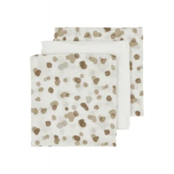 Meyco Muslin Gaasluiers 3 Pak Vlekken Neutraal