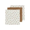 Meyco Muslin Gauze Luiers 3 Pack Mini Panter Toffee
