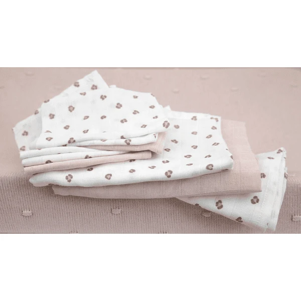 Meyco Muslin Gauze Luiers 3 Pack Mini Panter Zacht Roze 2 Meyco Muslin Gauze Luiers 3 Pack Mini Panter Zacht Roze - Afbeelding 2