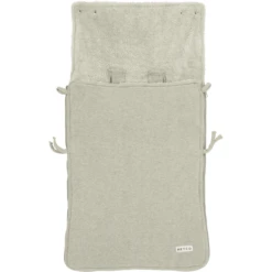 MEYCO Voetenzak Mini Knit Basic Sand Melange 40x82 Cm -Kleine Wondertjes meyco voetenzak mini knit basic sand melange 40x82 cm a388928 2