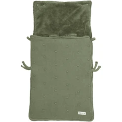 MEYCO Voetenzak Mini Knopen Forest Green 40x82 Cm -Kleine Wondertjes meyco voetenzak mini knopen forest green 40x82 cm a388589 2