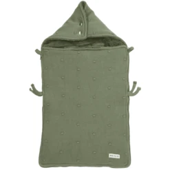 MEYCO Voetenzak Mini Knopen Forest Green 40x82 Cm -Kleine Wondertjes meyco voetenzak mini knopen forest green 40x82 cm a388589 3