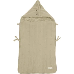 MEYCO Voetenzak Mini Knopen Sand 40x82 Cm -Kleine Wondertjes meyco voetenzak mini knopen sand 40x82 cm a388924 2