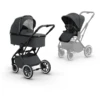 MOON Combi Kinderwagen Rocca Edition Plus Black Chroom Antraciet