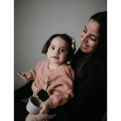 Mushie Bijtring Bloem Armband, Steel /Dove Gray/ Stone , 3 Stuks -Kleine Wondertjes mushie bijtring bloem armband steel dove gray stone 3 stuks a399251 2