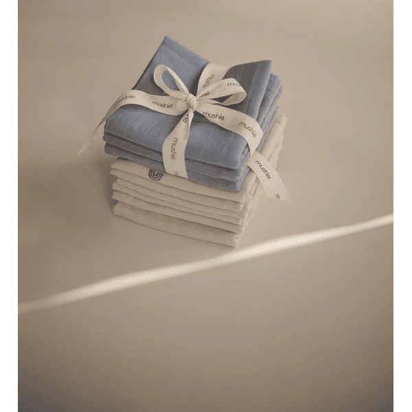 Mushie Musslin Handdoeken 3-Pack Tradewinds 2 Mushie Musslin Handdoeken 3-Pack Tradewinds - Afbeelding 2