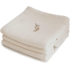 Mushie Musslintowels 3-pack Flower -Kleine Wondertjes mushie musslintowels 3 pack flower a401246 3