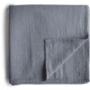 Mushie Wikkeldoek Mousseline Grijs 120 X120 Cm
