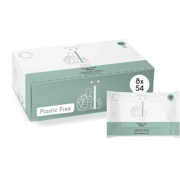 Naïf Wet Wipes Box Plastic Free 8 X 54 Vochtige Doekjes (432 Vochtige Doekjes) 1 Naïf Wet Wipes Box Plastic Free 8 X 54 Vochtige Doekjes (432 Vochtige Doekjes)