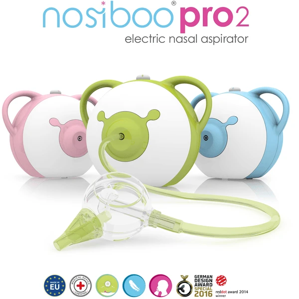 Nosiboo ® Elektrische Neusafzuiger Pro2, Groen 4 Nosiboo ® Elektrische Neusafzuiger Pro2, Groen - Afbeelding 4