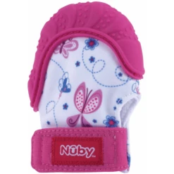 Nuby Nûby Bijthandje Happy Hands In Roze -Kleine Wondertjes nuby bijthandje happy hands in roze a310364 3