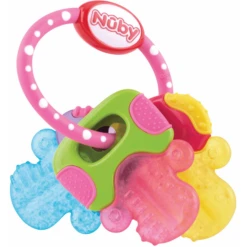 Nuby Nûby Bijtring Met Ijsgel "Key" In Roze