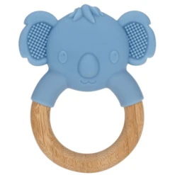 Nuby Nûby Bijtring Van Beukenhout En Silicone Vanaf 3 Maanden, Koala -Kleine Wondertjes nuby bijtring van beukenhout en silicone vanaf 3 maanden koala a349884 4