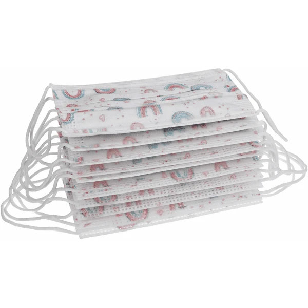 Nuby Nûby Wegwerpmasker Voor Elke Dag, Pak Van 10, Mond- En Neusbescherming Voor Kinderen Van 4-12 Jaar, 3-lagig Voor Meisjes 5 Nuby Nûby Wegwerpmasker Voor Elke Dag, Pak Van 10, Mond- En Neusbescherming Voor Kinderen Van 4-12 Jaar, 3-lagig Voor Meisjes - Afbeelding 5