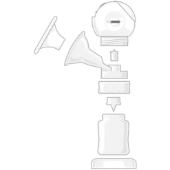 NUK Luna Elektrische 2-fasen Comfort-kolf -Kleine Wondertjes nuk luna elektrische 2 fasen comfort kolf a082421 4