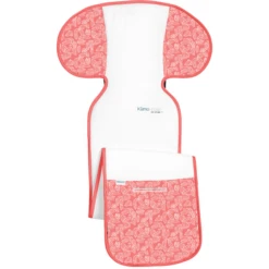 Odenwälder Autostoelhoes Groot Klimocool White Leaves Cranberry -Kleine Wondertjes odenwaelder autostoelhoes groot klimocool white leaves cranberry a347172 3