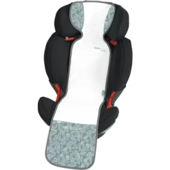 Odenwälder Autostoelhoes Groot Klimocool White Leaves Grijs -Kleine Wondertjes odenwaelder autostoelhoes groot klimocool white leaves grijs a347171 4