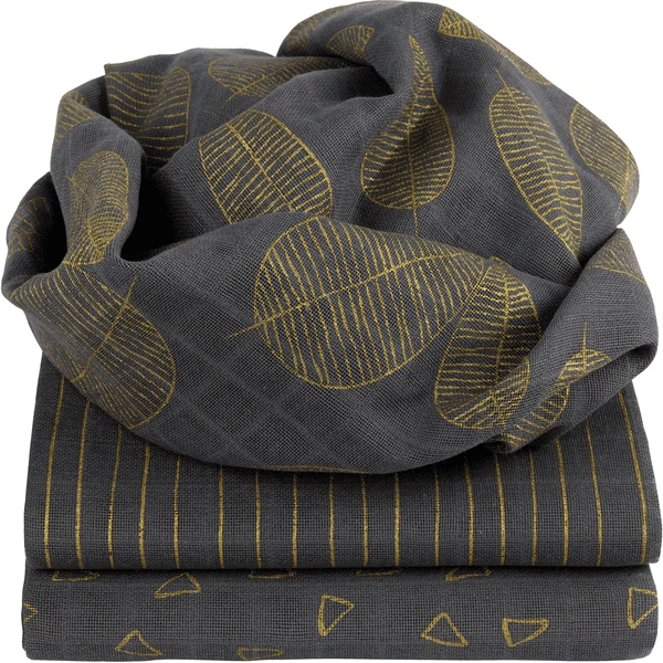 Odenwälder Luiers "gold" 3-pack Grafiet 2 Odenwälder Luiers "gold" 3-pack Grafiet - Afbeelding 2