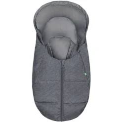 Odenwälder Voetenzak BabyNest Dauni Fashion Modern Blizzard Graphite -Kleine Wondertjes odenwaelder voetenzak babynest dauni fashion modern blizzard graphite a366600 2