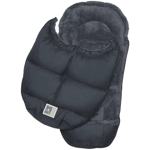 Odenwälder Voetenzak Levi Fashion Letters BabyNest Silver - Grijs 2 Odenwälder Voetenzak Levi Fashion Letters BabyNest Silver - Grijs - Afbeelding 2