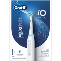 Oral B Oral-B Elektrische Tandenborstel, IO Series 4 Met Reisetui Heel White -Kleine Wondertjes oral b elektrische tandenborstel io series 4 met reisetui heel white a414770 3