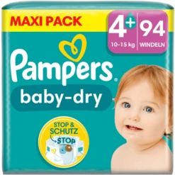 Pampers® Pampers Baby-Dry Luiers, Maat 4+, 10-15kg, Maxi Pack (1 X 94 Luiers) -Kleine Wondertjes pampers baby dry luiers maat 4 10 15kg maxi pack 1 x 94 luiers a413085 2