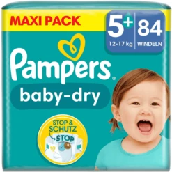 Pampers® Pampers Baby-Dry Luiers, Maat 5+, 12-17 Kg, Maxi Pack (1 X 84 Luiers) 6 Pampers® Pampers Baby-Dry Luiers, Maat 5+, 12-17 Kg, Maxi Pack (1 X 84 Luiers) -Kleine Wondertjes pampers baby dry luiers maat 5 12 17 kg maxi pack 1 x 84 luiers a413092 2