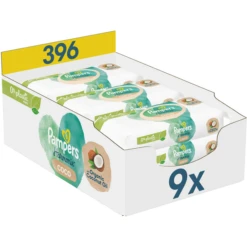 Pampers® Pampers Natte Doekjes Harmony Coco, 396 Doekjes (9 X 44 Stuks)