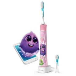 PHILIPS Sonicare Elektrische Sonische Tandenborstel HX6352/42 Voor Kinderen In Roze -Kleine Wondertjes philips sonicare elektrische sonische tandenborstel hx6352 42 voor kinderen in roze a312684 3