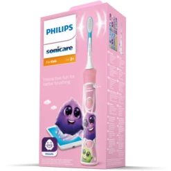 PHILIPS Sonicare Elektrische Sonische Tandenborstel HX6352/42 Voor Kinderen In Roze -Kleine Wondertjes philips sonicare elektrische sonische tandenborstel hx6352 42 voor kinderen in roze a312684 4