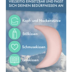 Pic Bear Nursing Moon 120cm Extrasoft Uni Antraciet -Kleine Wondertjes pic bear nursing moon 120cm extrasoft uni antraciet a409645 3