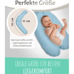 Pic Bear Verpleegkussen Class Ic 190 Cm Koel Blauw -Kleine Wondertjes pic bear verpleegkussen class ic 190 cm koel blauw a409616 4