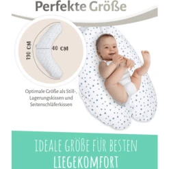 Pic Bear Verpleegkussen Class Ic 190 Cm Sterren Wit-citadel -Kleine Wondertjes pic bear verpleegkussen class ic 190 cm sterren wit citadel a409612 1