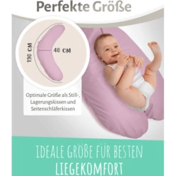 Pic Bear Verpleegkussen Class Ic 190 Cm Uni Dawn Roze -Kleine Wondertjes pic bear verpleegkussen class ic 190 cm uni dawn roze a409614 1