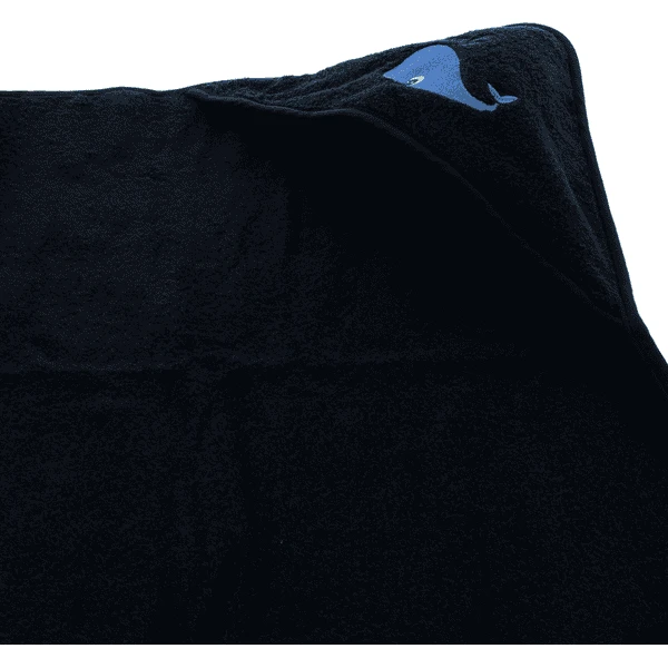 Pippi Badhanddoek Met Capuchon Dark Navy 2 Pippi Badhanddoek Met Capuchon Dark Navy - Afbeelding 2