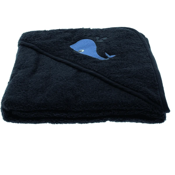 Pippi Badhanddoek Met Capuchon Dark Navy 1 Pippi Badhanddoek Met Capuchon Dark Navy
