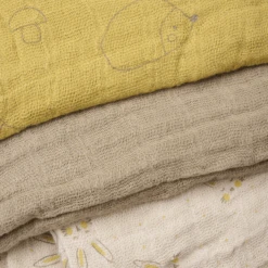 Pippi Mousseline Doeken Set Van 6 Rotan -Kleine Wondertjes pippi mousseline doeken set van 6 rotan a389401 2