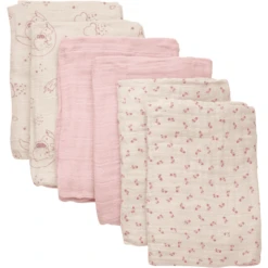 Pippi Muslin Wipes Pack Of 6 Sheer 9 Pippi Muslin Wipes Pack Of 6 Sheer -Kleine Wondertjes pippi muslin wipes pack of 6 sheer a389399 4