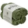 Pippi Washandje Diep Korstmos Green 4-pack