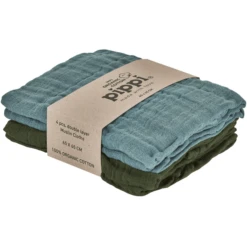 Pippi Washandjes 4-pak Lood