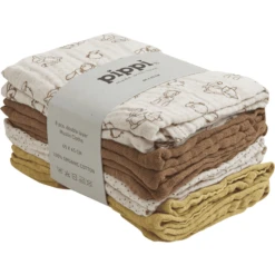 Pippi Washandjes 8-Pack Leeuw