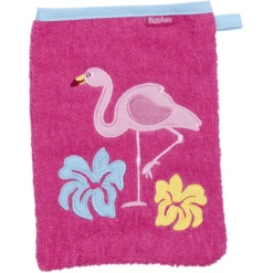 Playshoes Badstof Washandje Flamingo Roze -Kleine Wondertjes playshoes badstof washandje flamingo roze a305452 1