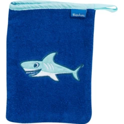 Playshoes Badstof Washandje Hai 15x20 Cm