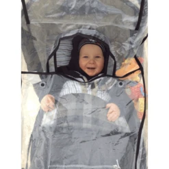 Playshoes Regenhoes Voor Buggy's Universeel/transparant -Kleine Wondertjes playshoes regenhoes voor buggys universeel transparant a298490 3
