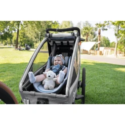 Qeridoo ® Babyzitje Donkergrijs Voor Kinderfietskarren 8 Qeridoo ® Babyzitje Donkergrijs Voor Kinderfietskarren -Kleine Wondertjes qeridoo babyzitje donkergrijs voor kinderfietskarren a304859 3