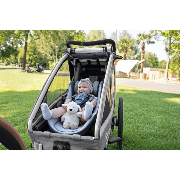 Qeridoo ® Babyzitje Donkergrijs Voor Kinderfietskarren 4 Qeridoo ® Babyzitje Donkergrijs Voor Kinderfietskarren - Afbeelding 4