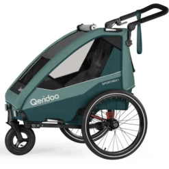 Qeridoo ® Sportrex1 Kinderfietskar Limited Editie Mineraal Blauw