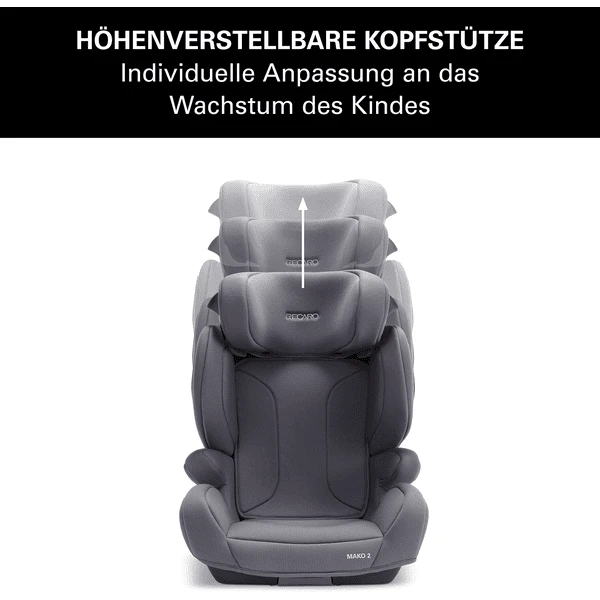 RECARO Autostoel Mako 2 Core Simply Grey 5 RECARO Autostoel Mako 2 Core Simply Grey - Afbeelding 5