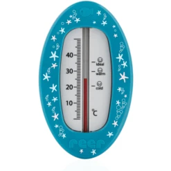 Reer Badthermometer Ovaal, Blauw -Kleine Wondertjes reer badthermometer ovaal blauw a342906 4